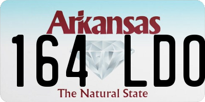 AR license plate 164LDO