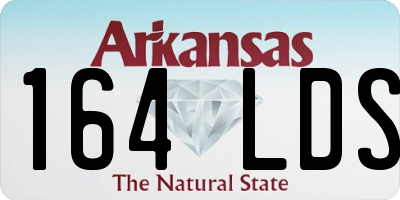AR license plate 164LDS