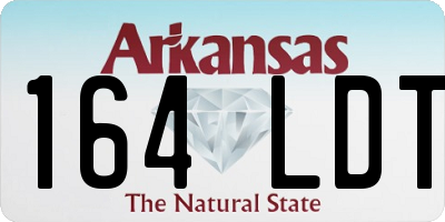 AR license plate 164LDT