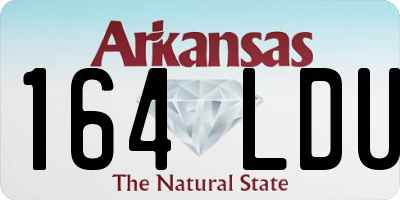 AR license plate 164LDU