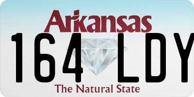 AR license plate 164LDY