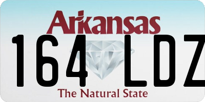 AR license plate 164LDZ