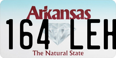 AR license plate 164LEH