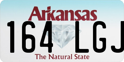 AR license plate 164LGJ