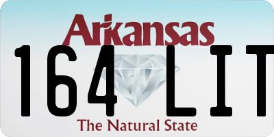 AR license plate 164LIT