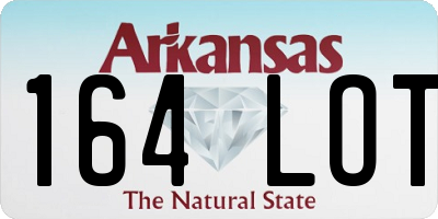 AR license plate 164LOT