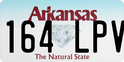 AR license plate 164LPV