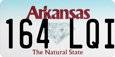 AR license plate 164LQI