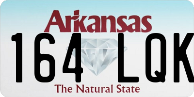 AR license plate 164LQK