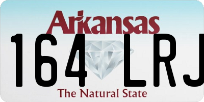 AR license plate 164LRJ