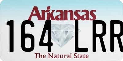 AR license plate 164LRR