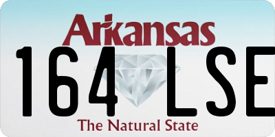 AR license plate 164LSE