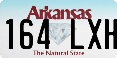 AR license plate 164LXH