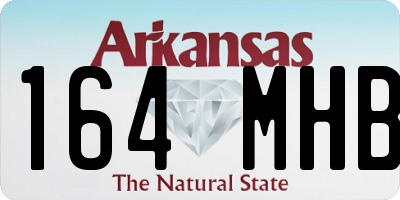 AR license plate 164MHB