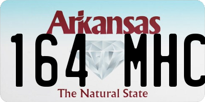 AR license plate 164MHC