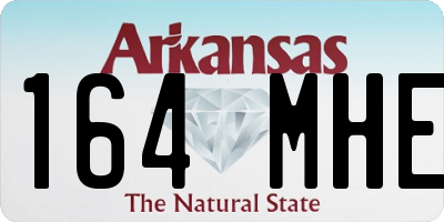 AR license plate 164MHE