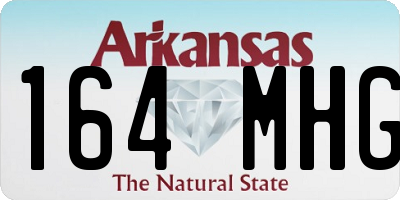 AR license plate 164MHG