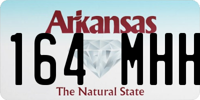 AR license plate 164MHH