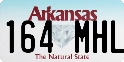 AR license plate 164MHL