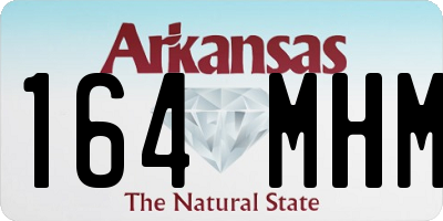 AR license plate 164MHM
