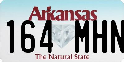 AR license plate 164MHN