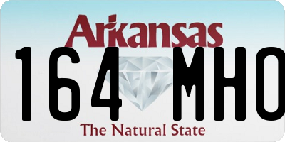 AR license plate 164MHO