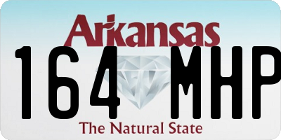 AR license plate 164MHP