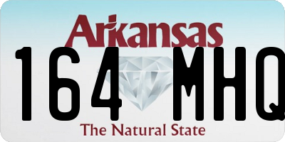 AR license plate 164MHQ