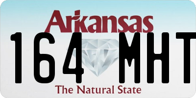 AR license plate 164MHT