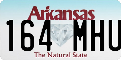 AR license plate 164MHU