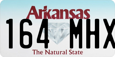 AR license plate 164MHX
