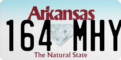 AR license plate 164MHY