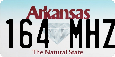 AR license plate 164MHZ