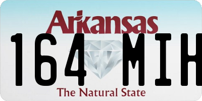 AR license plate 164MIH