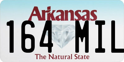 AR license plate 164MIL