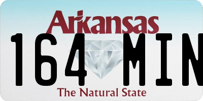 AR license plate 164MIN
