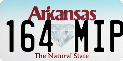 AR license plate 164MIP
