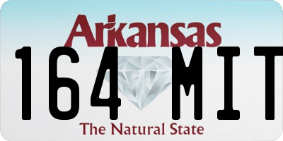 AR license plate 164MIT