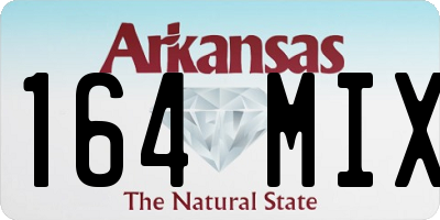 AR license plate 164MIX