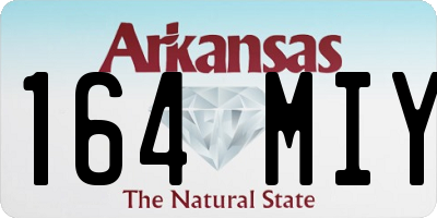 AR license plate 164MIY