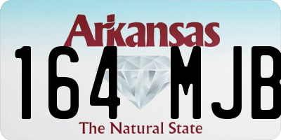 AR license plate 164MJB