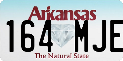 AR license plate 164MJE