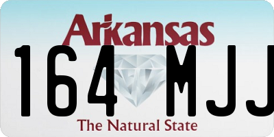 AR license plate 164MJJ