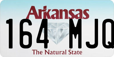 AR license plate 164MJQ