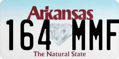 AR license plate 164MMF