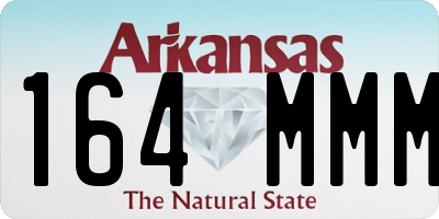 AR license plate 164MMM