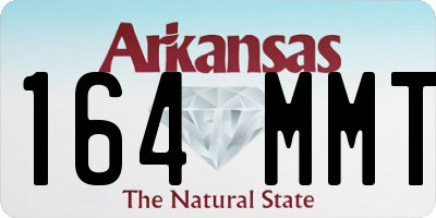 AR license plate 164MMT