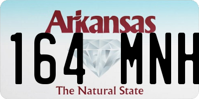 AR license plate 164MNH