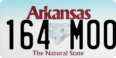 AR license plate 164MOO