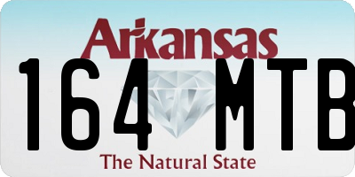 AR license plate 164MTB